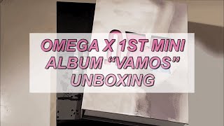 omega x 1st mini album “vamos” unboxing!