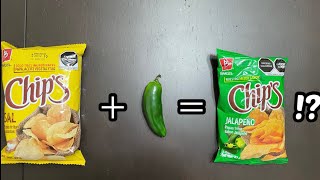 【🌶】Chips Original＋Chile Jalapeño＝Chips Jalapeño!?