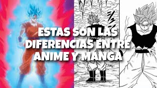 ESTAS SON LAS GRANDES DIFERENCIAS ENTRE EL MANGA Y ANIME DE DRAGON BALL SUPER