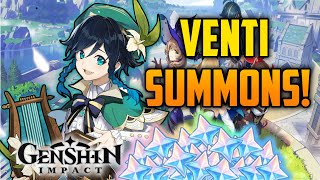 "CLUTCH FINAL SUMMONS!" VENTI BANNER SUMMONS! | Genshin Impact