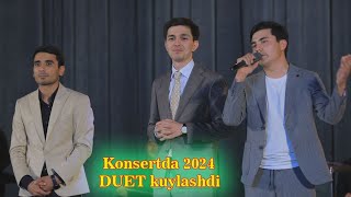 Muhammadziyo &  Maqsadbek - Xusniddin Muxammed DUET Konsertda