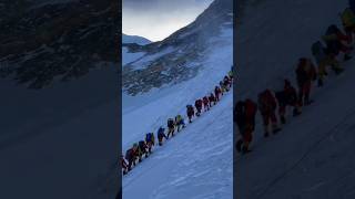 Antrian Panjang Kepuncak Gunung Everest | Queue On Everest Summit | Shorts Reactions | Remix