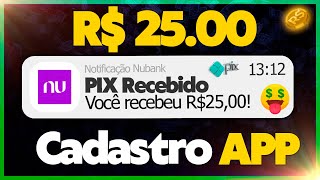 ✅ [Ganhe R$25 no Cadastro] App Pagando por Cadastro 2023 Via PIX na Hora (Ganhe por Cadastro 2023) 🤑