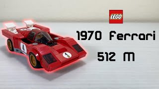 LEGO Speed Champions 76906 1970 Ferrari 512 M Speed Build