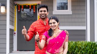 Chaithra and Manjunath Housewarming Ceremony | Seattle, USA