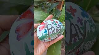 Pray | Love | Faith | Stone Art | Rock Painting | Artwork | Creativity