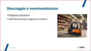 Webinar "Il WMS come fattore di competitività nella logistica aziendale" - Martedì 14.05.2024