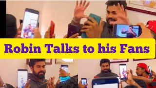 Dr Robin in live and talks to his fan  family❤️😍 live ൽ വന്ന് Dr Robin #robin #bbm4