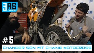 Comment changer son kit chaine motocross? Tuto Moto #5