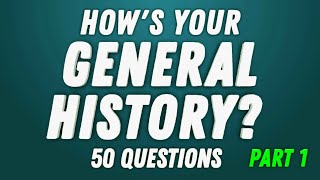 World History Trivia Quiz Questions And Answers | History Trivia Quiz Questions | Trivia Quiz #1