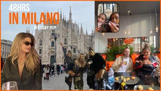 TRAVEL WITH ME! | A BOOZY BFF BDAY TRIP!! | MILAN VLOG