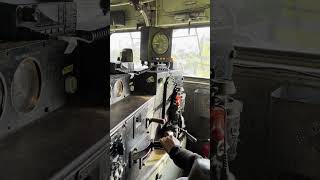 Inside GM-26 Diesel Locomotive during a shunting operation