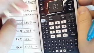 7.1.3 - Using Scientific Exponential Notation on a TI nSpire