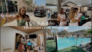 nos cambiamos de hotel-solas en un resort