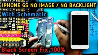 iphone 6s no image no backlight solution by Mobile Fixer