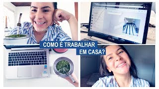 VLOG | ROTINA DE TRABALHO EM CASA | Wanessa Souza