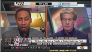 ESPN First Take   Which Team Is The Better Matchup For Golden State