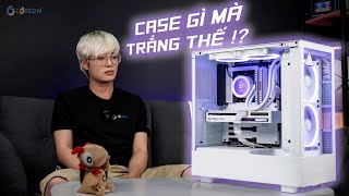 BỘ CASE NZXT H5 ELITE FULL TRẮNG CÙNG VỚI 13700K VÀ RTX 3060 TI VISION