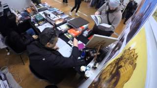 Lucca Comics 2015 Kallamity Design Studio Press timelapse