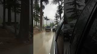 Kalam Swat Valley Rain ☔️ #shortfeed #swatview #travel #nature #shortfeed