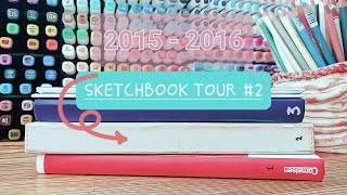 📓 Sketchbook Tour #2 | 2015 - 2016