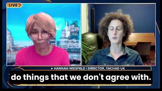 Hannah Weisfeld interview with Trisha Goddard on Talk TV