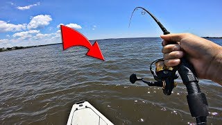 GIANT Fish Kicks My Butt Kayak Fishing In The Marsh!