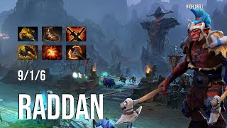 Dota 2 Pro Gameplay   Raddan   Troll Warlord   9 1 6   High Skill Dota 2