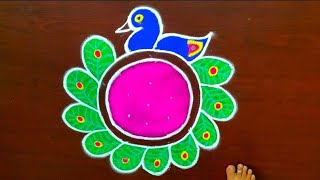 new year special rangoli 🌹sankranthi mugglu🌹swan rangoli devi 🌹dhanurmasam rangoli designs 🌹