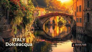 Dolceacqua 🇮🇹 Relaxing Walks in Italy - A Beautiful Italian Village Tour - 4k video