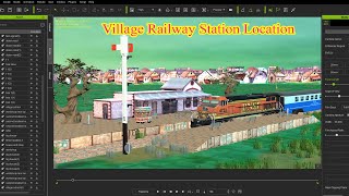 village Railway station location | Train Interior for i clone 7 and i clone 8 | Tutorial in Hindi