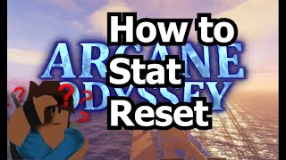 Arcane Odyssey how to reset your stats