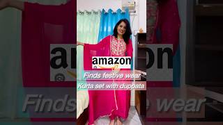 Amazon finds beautiful festive wear kurta set with duppata haul || Amazon kurta set haul || #amazon