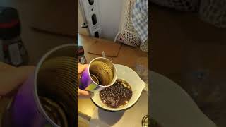 Microwave Eggs and Black Beans: a Carla's Kitchen video #microwavecooking #eggsandbeans #vanlife