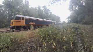 Class 69011 , 20118 & 20132 on The coaling tower choppers railtour passing metheringham