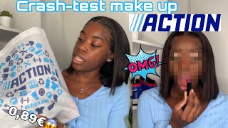 CRASH TEST : MAKE UP ACTION |Qu’est ce que ça donne sur peau noire? Top ou Flop🤣