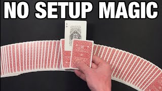 This Eye-Catching NO SETUP Card Trick is TOO GOOD!