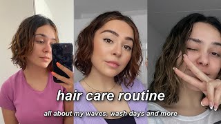 my hair care routine *all about my waves, wash days and more*