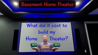 Basement Home Theater - What did my home theater cost to build?