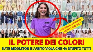 IL POTERE DEI COLORI: KATE MIDDLETON E L'ABITO VIOLA CHE HA STUPITO TUTTI