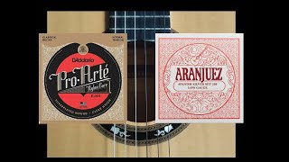 EJ45 vs Aranjuez Spanish Silver 200 (made by Augustine)