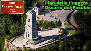 Passo Pian delle FUGAZZE in moto -  Ossario del PASUBIO - Multistrada 1200 - Multistrada Enduro