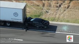 2 Semi 1 Car Injury Crash I-70 Mile Marker 144 East Bound | Near Ellis, Kansas | 4/26/22