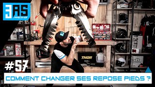 Comment changer ses cale pieds motocross ? Tuto Moto #57