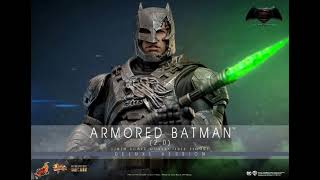 Hottoys armored Batman 2.0 diecast normal and deluxe version 1/6TH scale collectible figure #DC