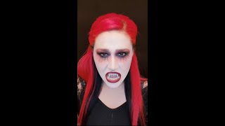 Day 11: Vampire 🧛‍♀️#13daysofhalloween #challenge #halloween #halloweenmakeup #vampire