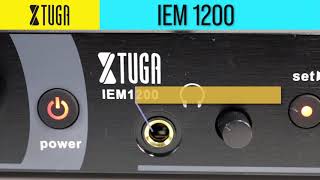 XTUGA IEM1200 Profesional Audio Monitor Wireless 2 Body packs/Use