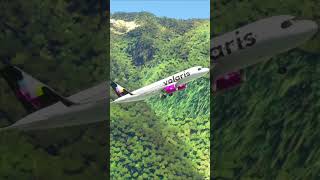 FALL DOWN!! Airbus A320 Volaris Flight At Lukla Airport #shorts