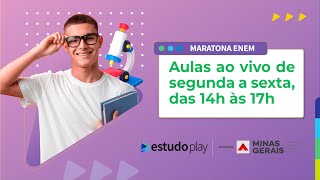 Maratona Enem – QUÍMICA, BIOLOGIA, MATEMÁTICA E FÍSICA