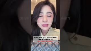 Bahagianya Dewi Perssik Gendong Bayi